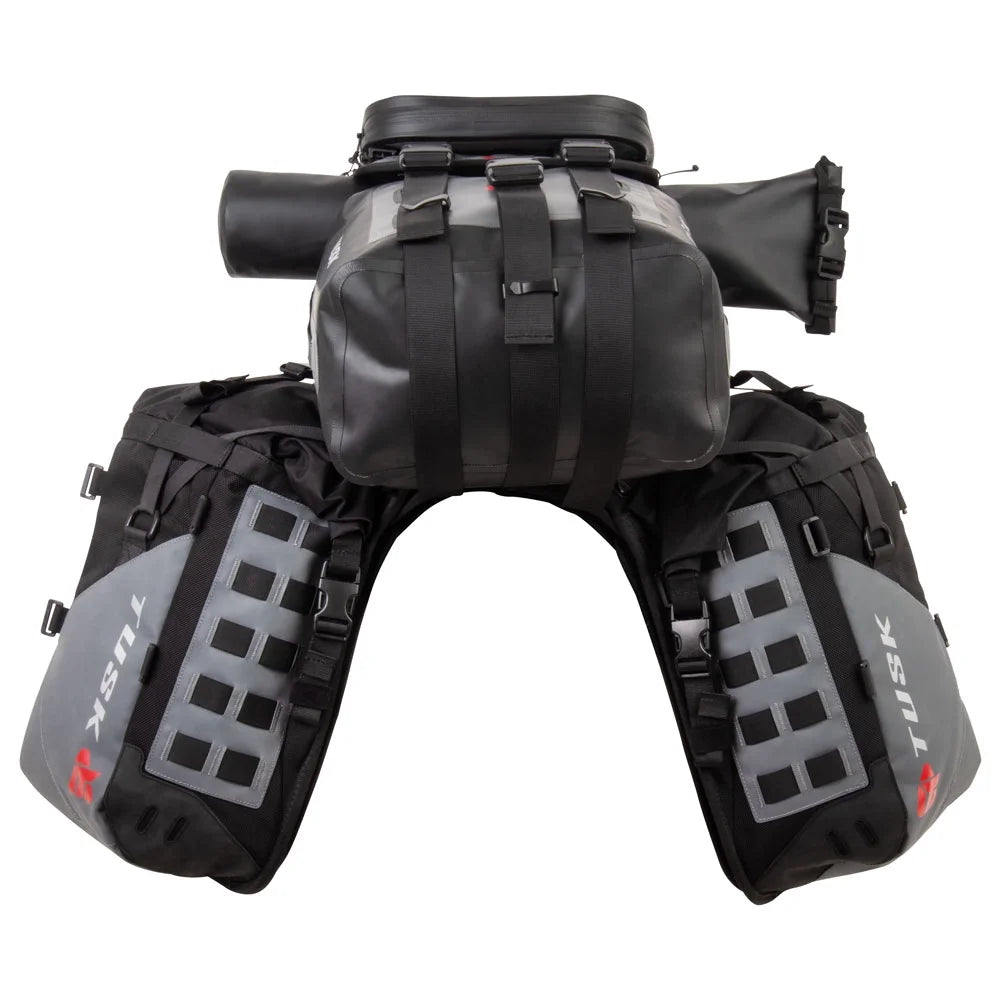 Rackless Luggage System with Small Dry Duffel Tail Bag Standard Heat Shield L904