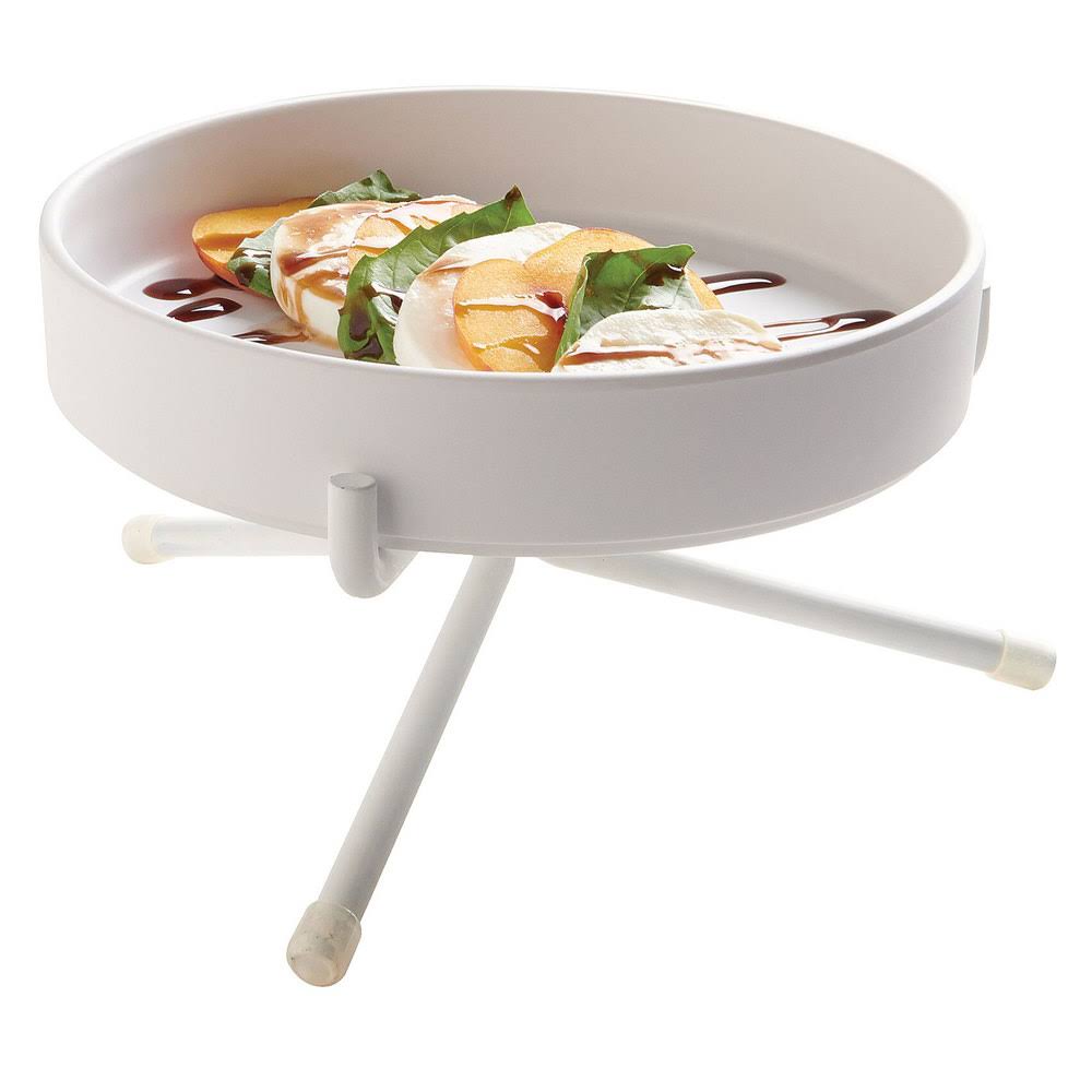 Plate Stand for 12x22 Plate, Steel, White Z844