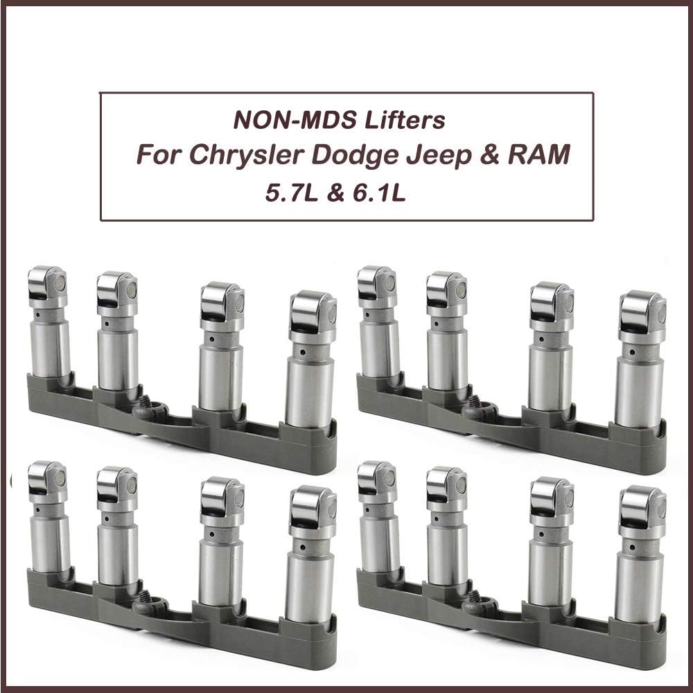Roller Lifters Set/16 + Bridges NON-MDS Replacement for Dodge Jeep Ram 5.7 6.1 HEMI Z173691