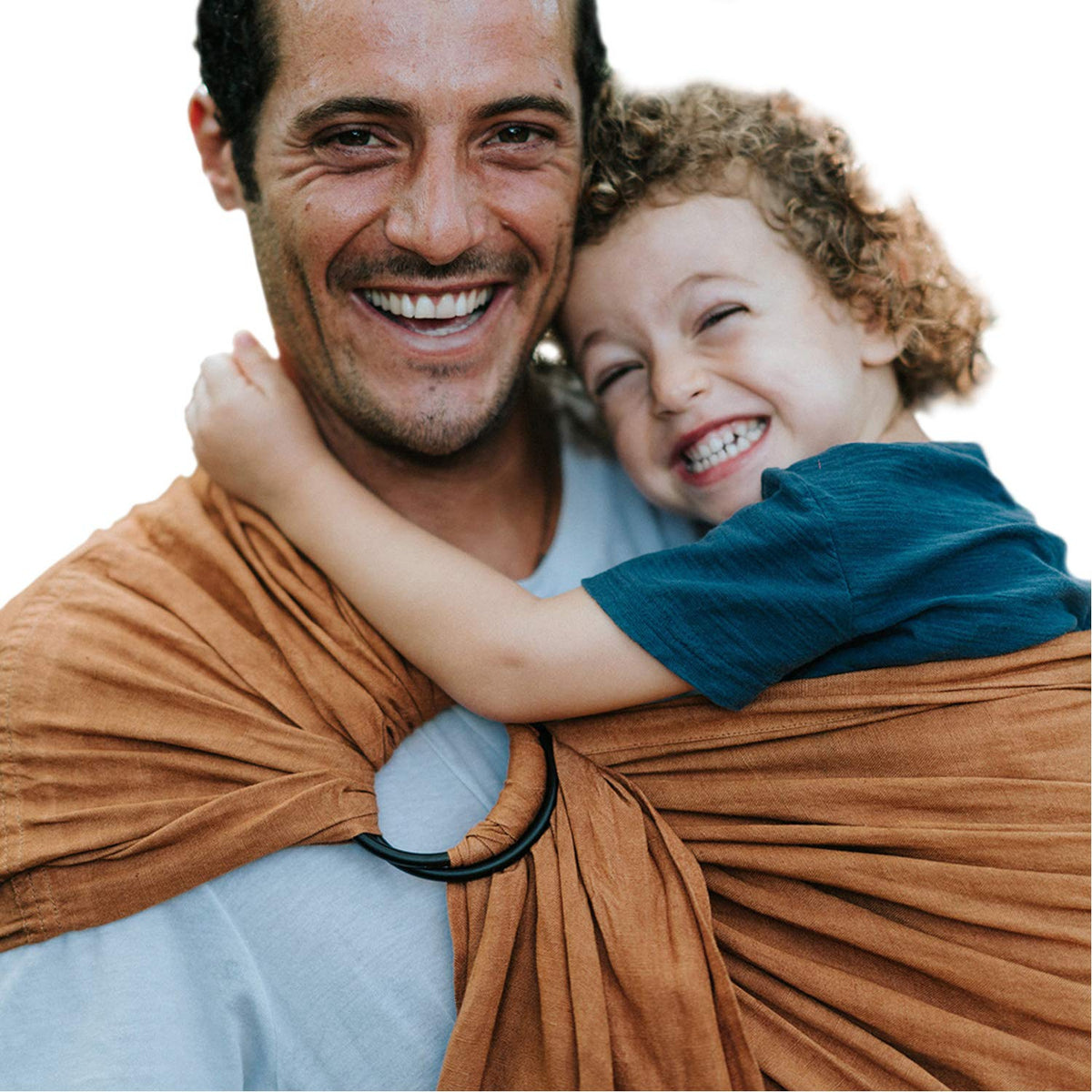 Bamboo and Linen Ring Sling Baby Carrier F101597
