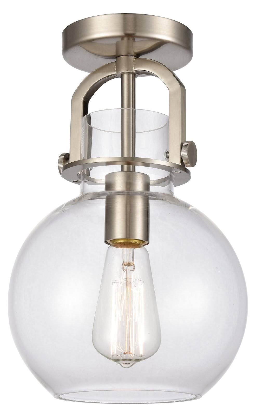8 One Light Flush Mount Brushed O53388