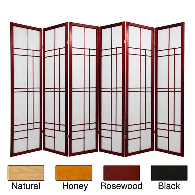 Black 3 Panel Shoji Screen V2524