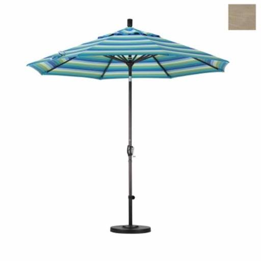 9 ft. Aluminum Market Umbrella Push Tilt M66327