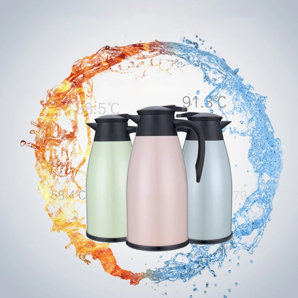 Stainless Steel Insulation Bottle Double Walled Flask 2L W92878
