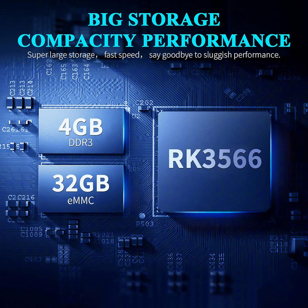 Android TV Box 4GB RAM 32GB ROM with RK3566 Quad-Core I283