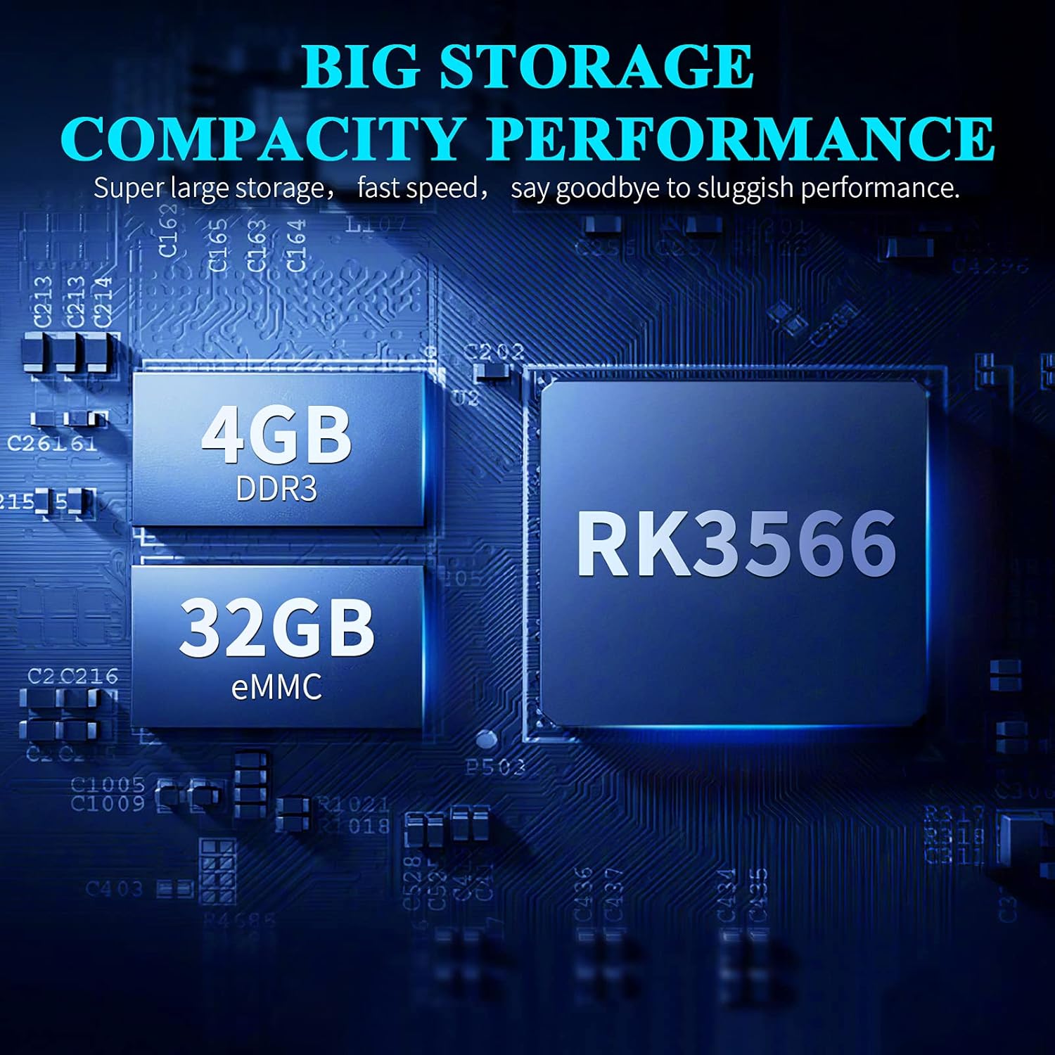 Android TV Box 4GB RAM 32GB ROM with RK3566 Quad-Core I283