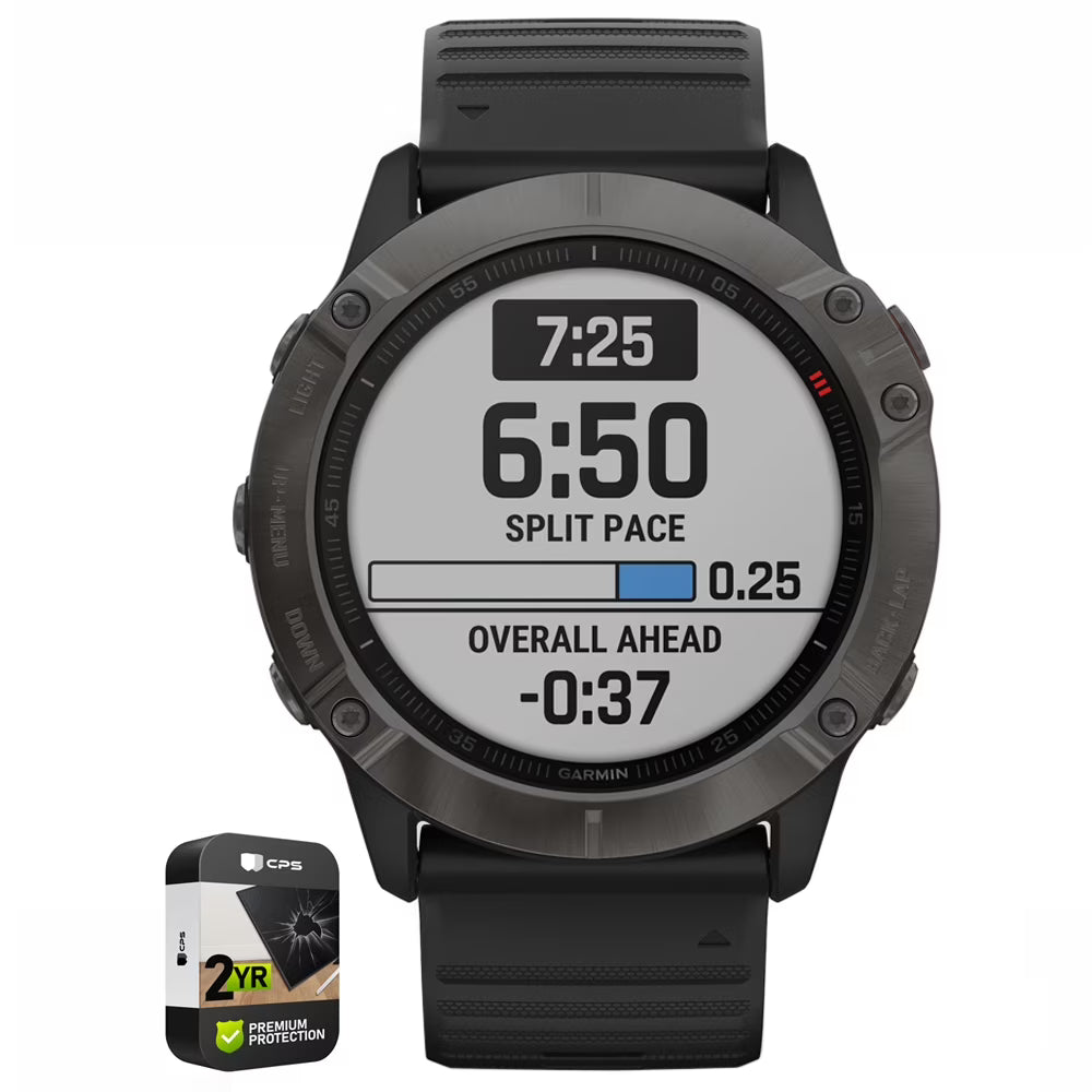 Carbon Gray DLC Multisport GPS Smartwatch J618258