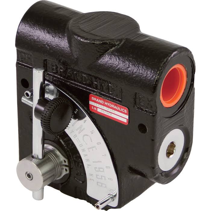 Adjustable Flow Control Valve, #12 SAE Ports, 0–30 GPM A2592
