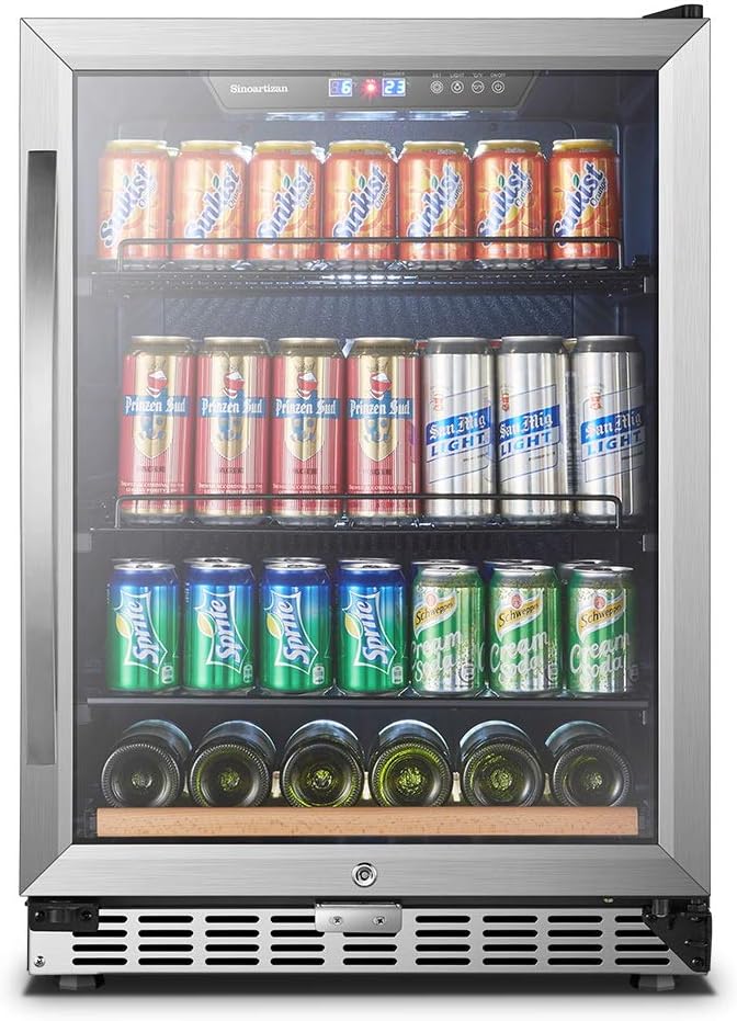 24 Inch 110 Cans Built-in Beverage Cooler Refrigerator A2541