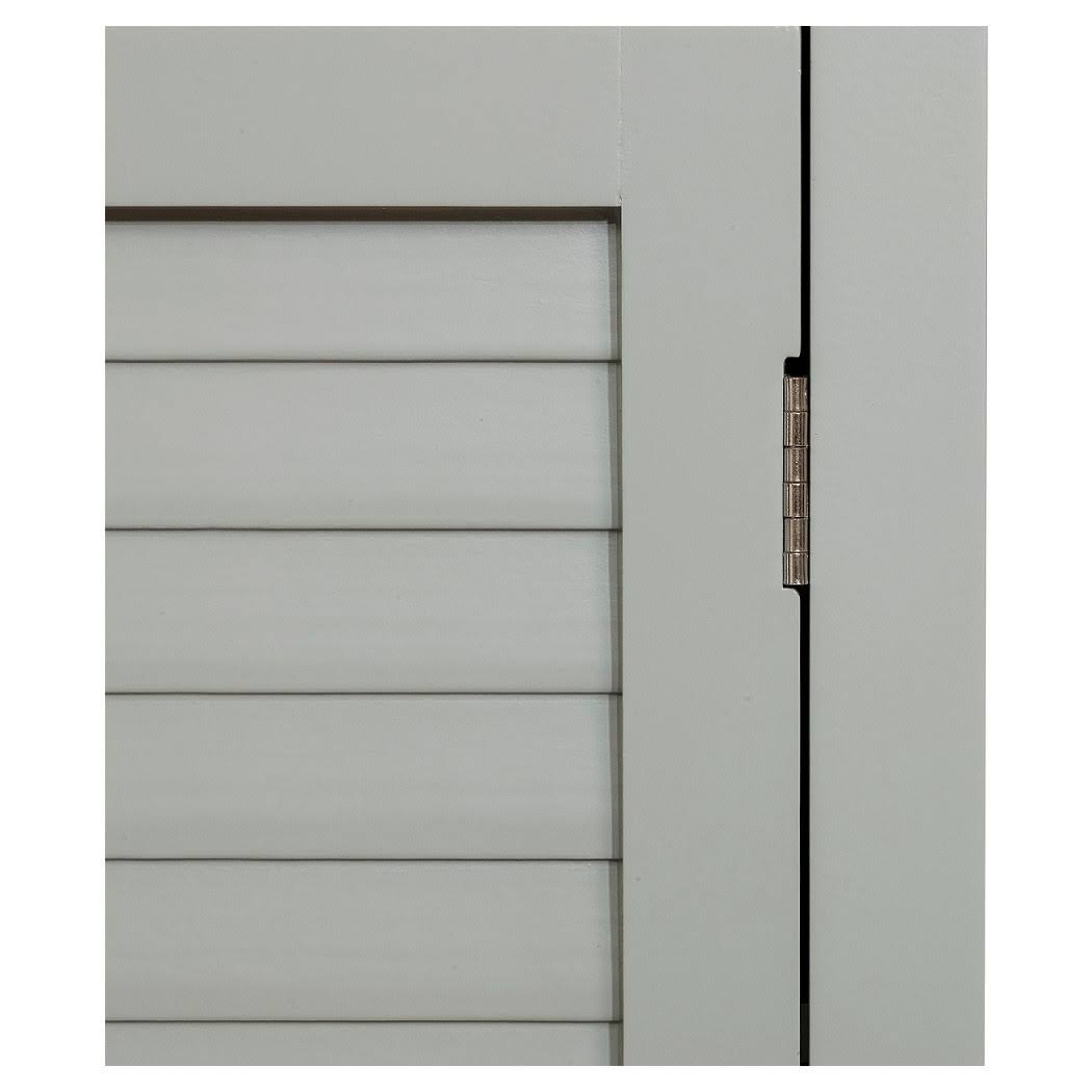 Gray Double Door Floor Cabinet Q17746
