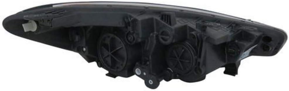 Pair Driver and Passenger Side Halogen Headlight with LED Position Y42215