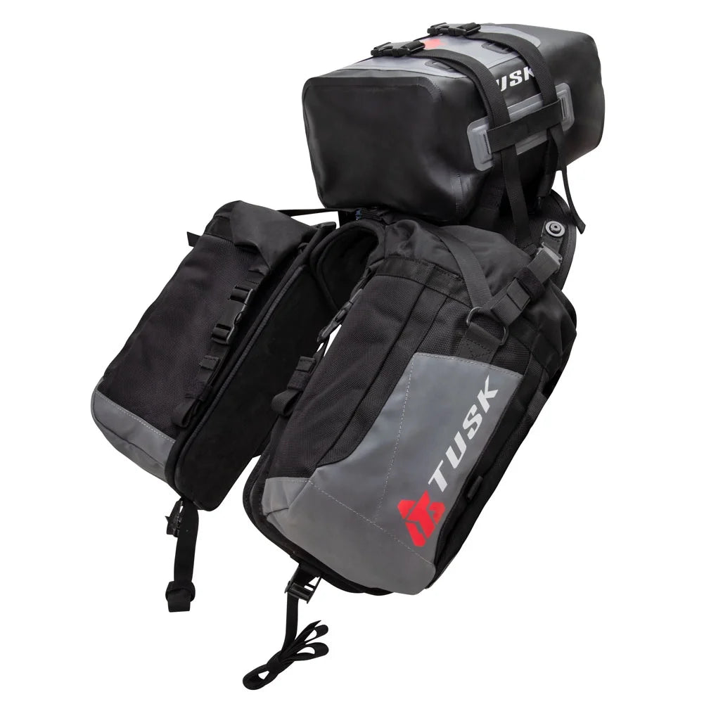 Rackless Luggage System with Dry Duffel Tail Bag and Heat Shield M914896
