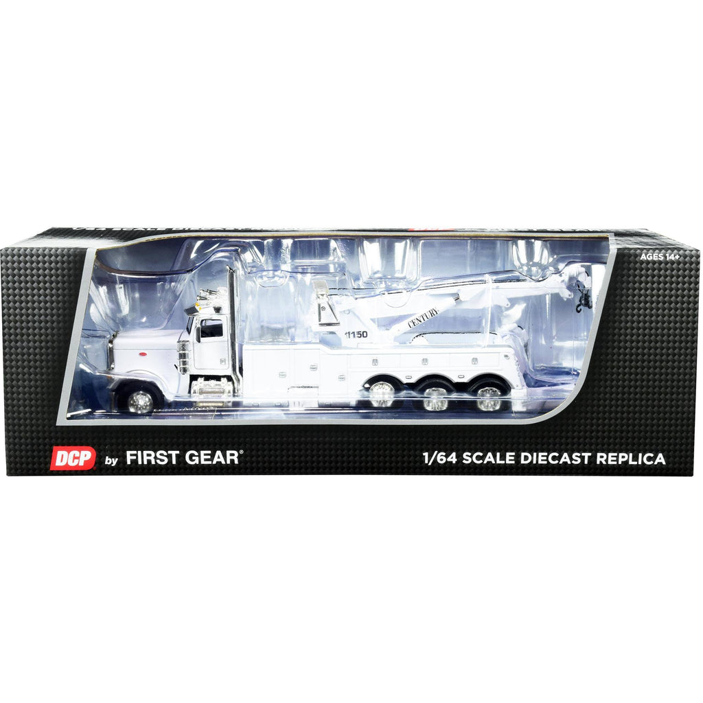 White 1/64 Diecast Tow Truck Model F1295