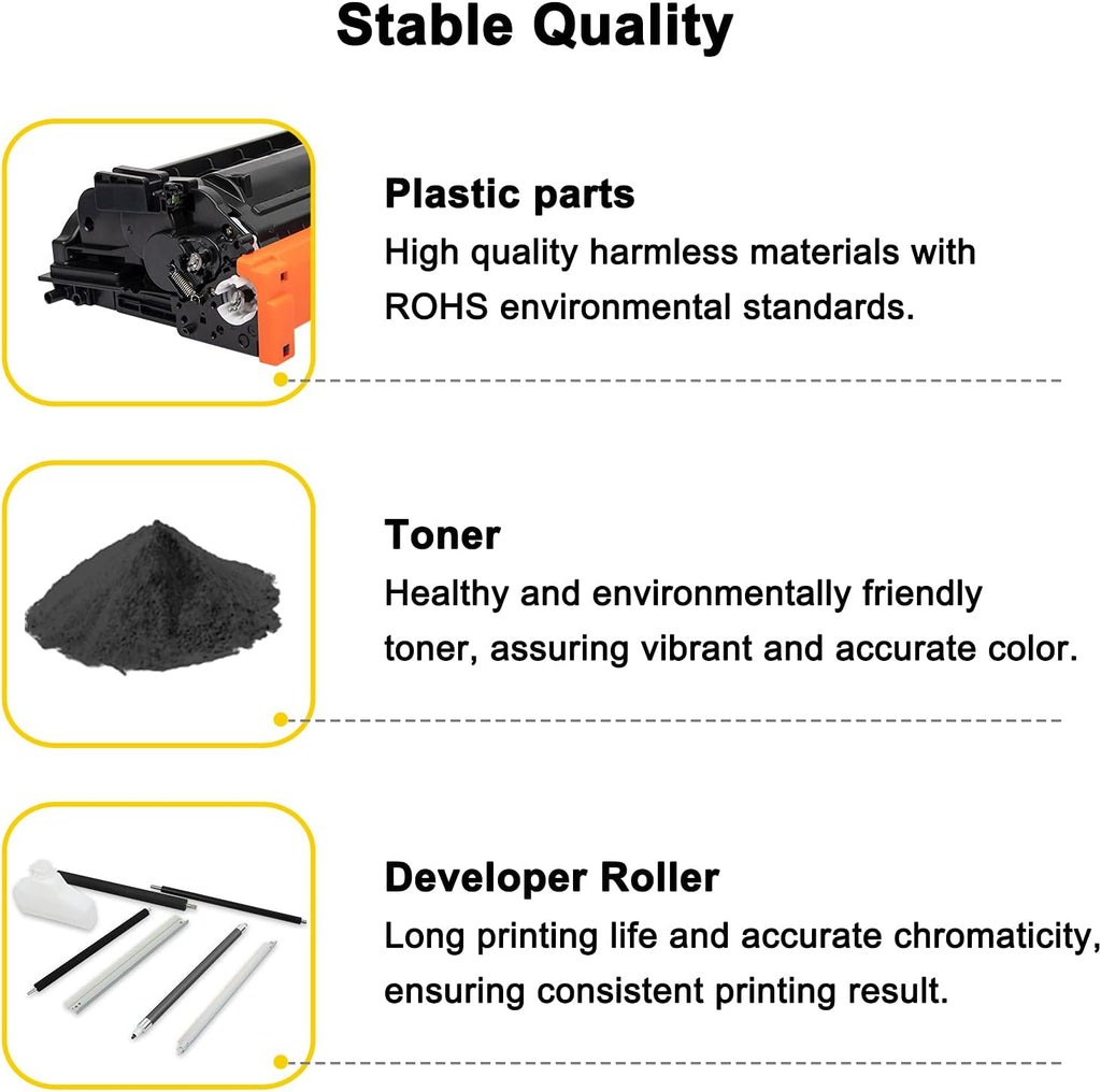 Black 2-Pack Compatible Toner Cartridge for HP Printer B63778