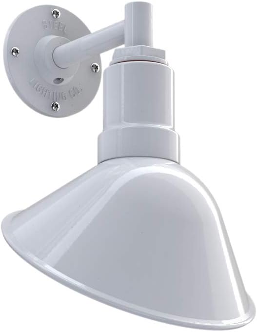 Red 9 inch Dome 11 inch Gooseneck Store Sign Light A3922
