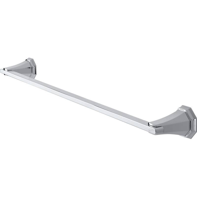 Polished Chrome Wall Mount Single Towel Bar F216
