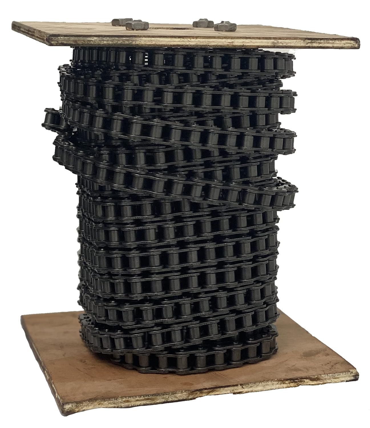 100 Feet Carbon Steel Roller Chain with 10 Connecting Links J68455