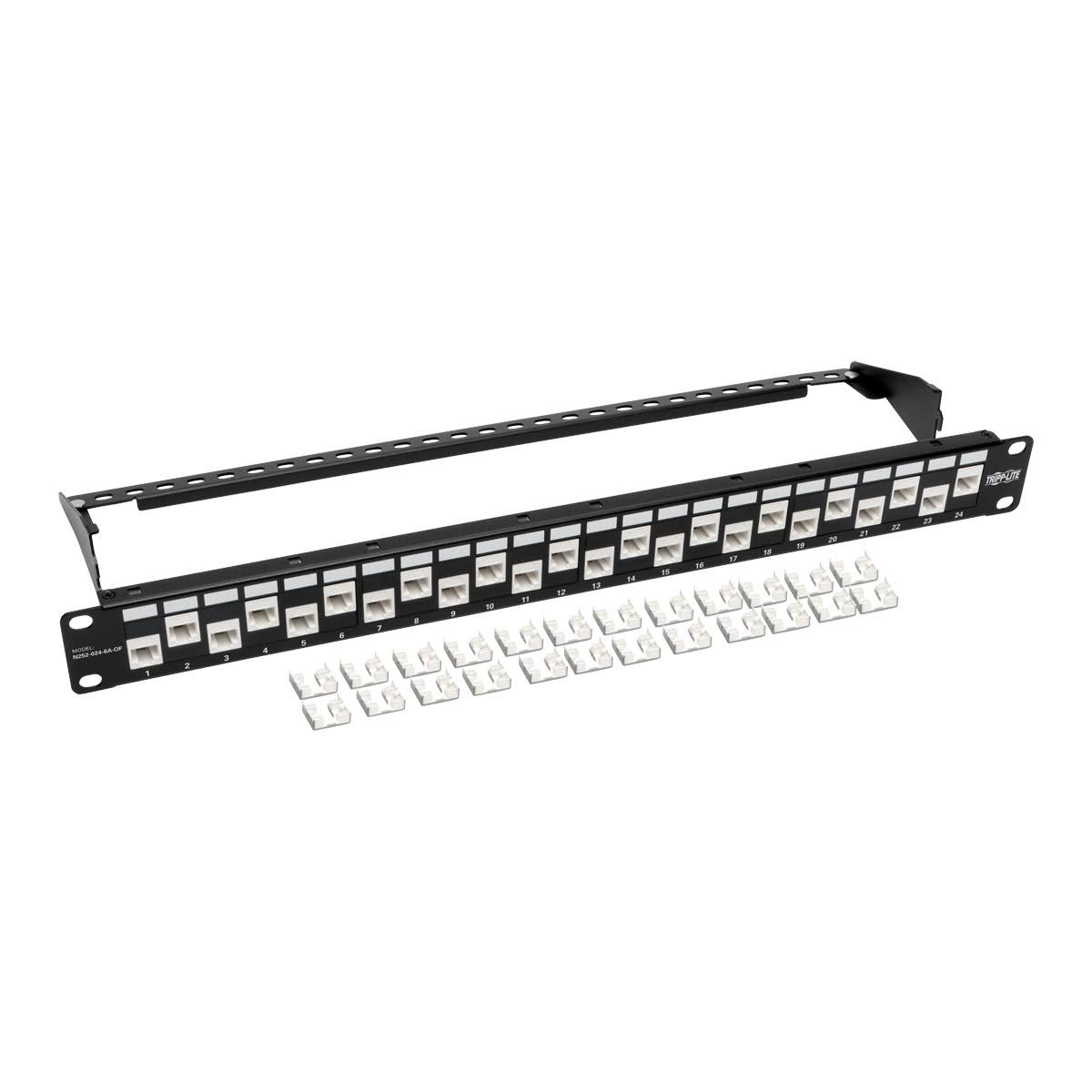 24-Port Cat6a Cat6 Cat5e Patch Panel J2953