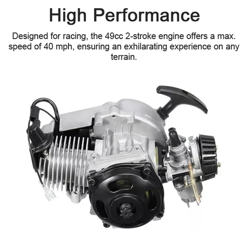 49CC Motor Pocket Bike Dirt Quad ATV Scooter L222