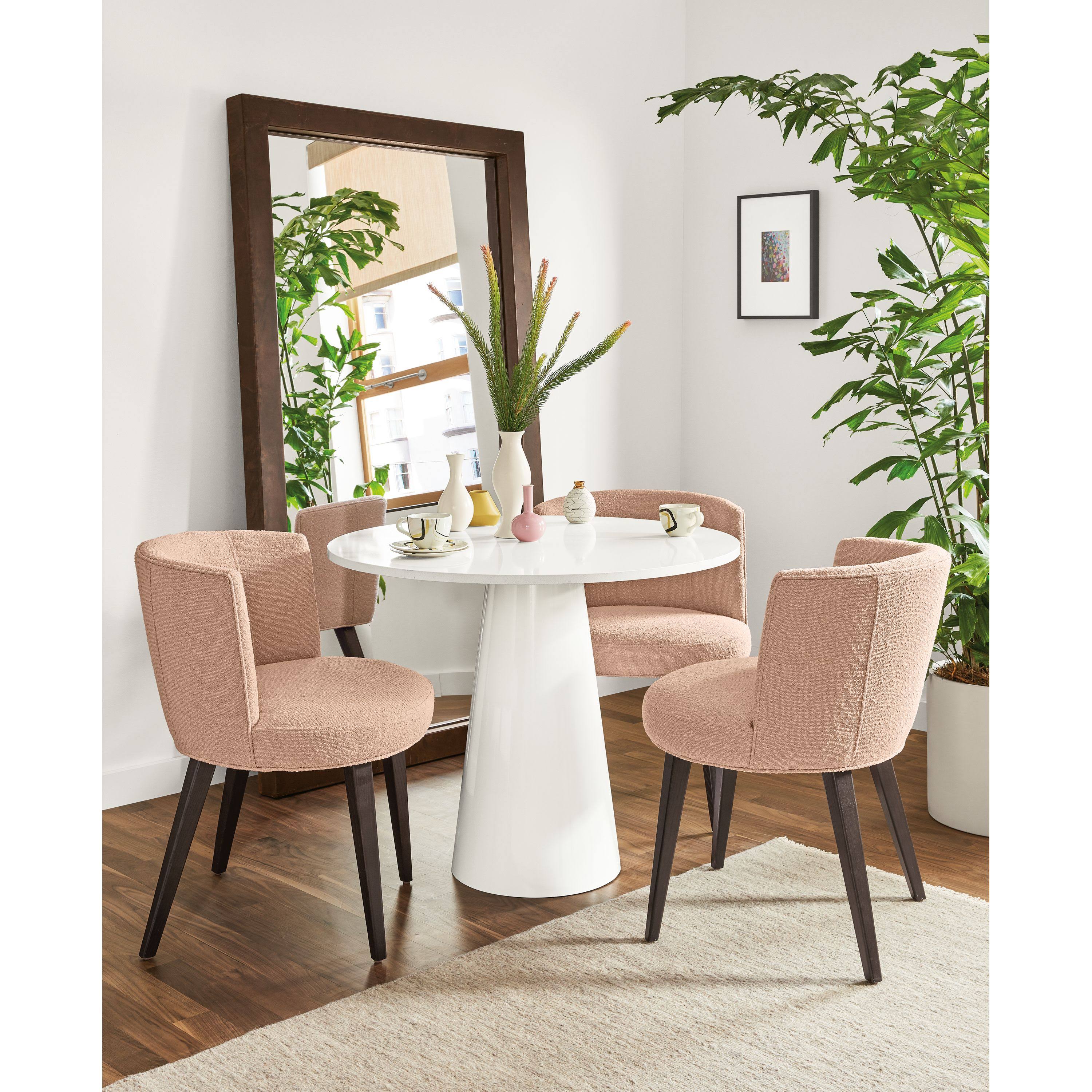 Clear Tempered Glass Round Table I4197