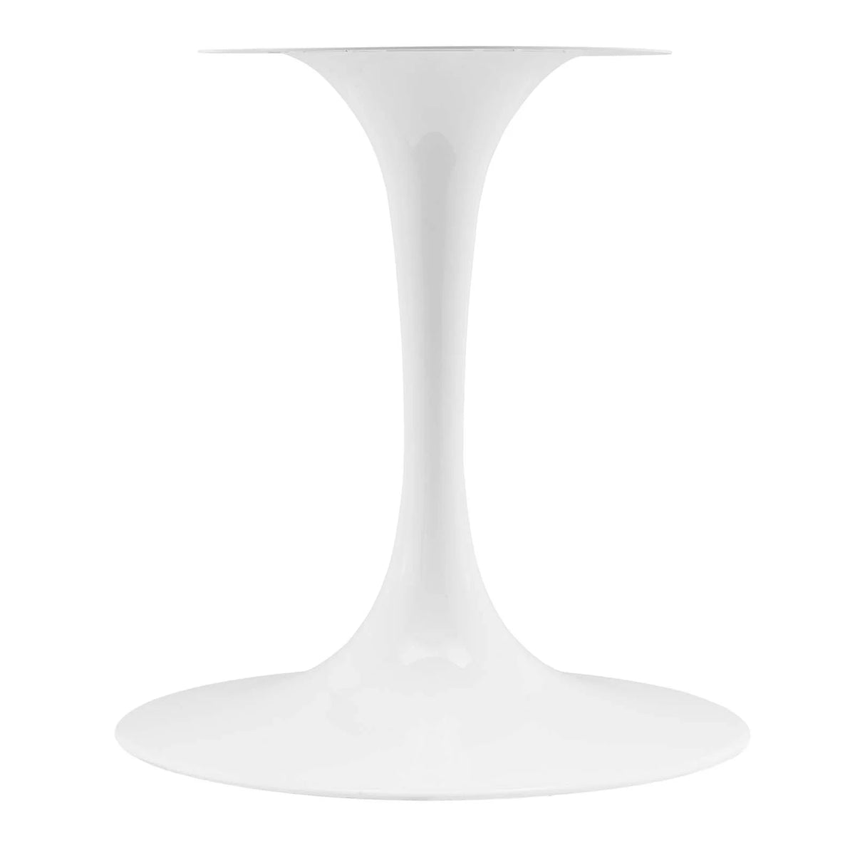 Natural Brown White Wood Metal Steel Oval Dining Table K366