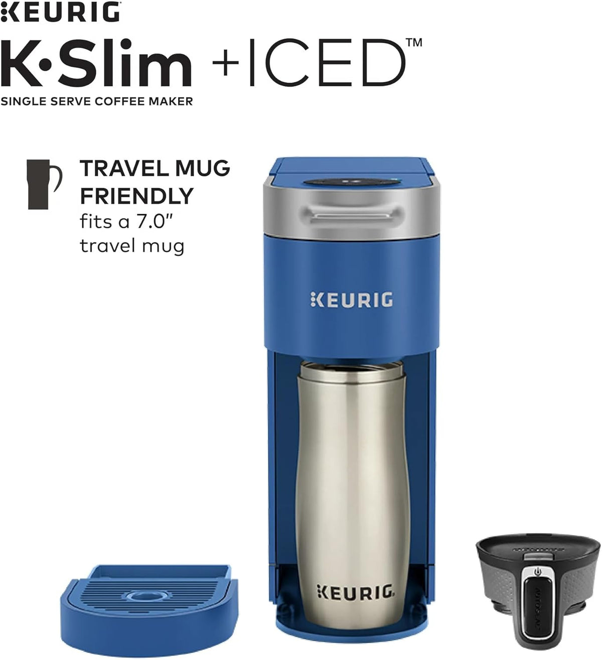 Blue Single-Serve Coffee Maker P93694