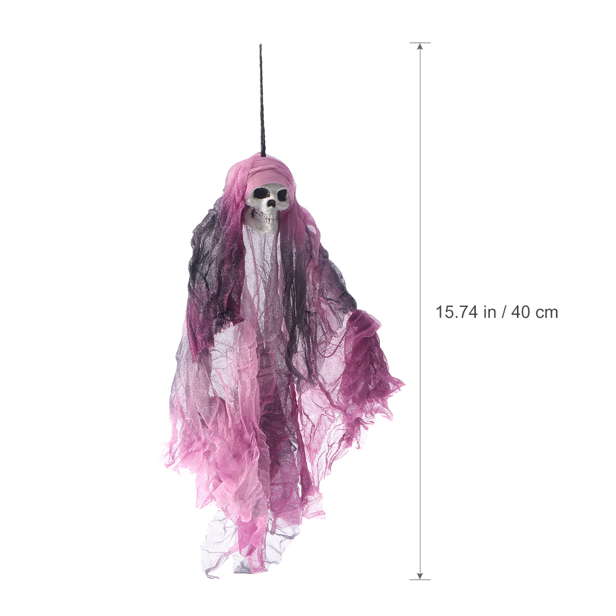 Halloween Skull Doll Decoration Prop (Purple) H49477