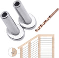 40 Pack T316 Marine Grade Stainless Steel Angle Protector Sleeves for 1/8" Wire Rope Cable Railing N296467