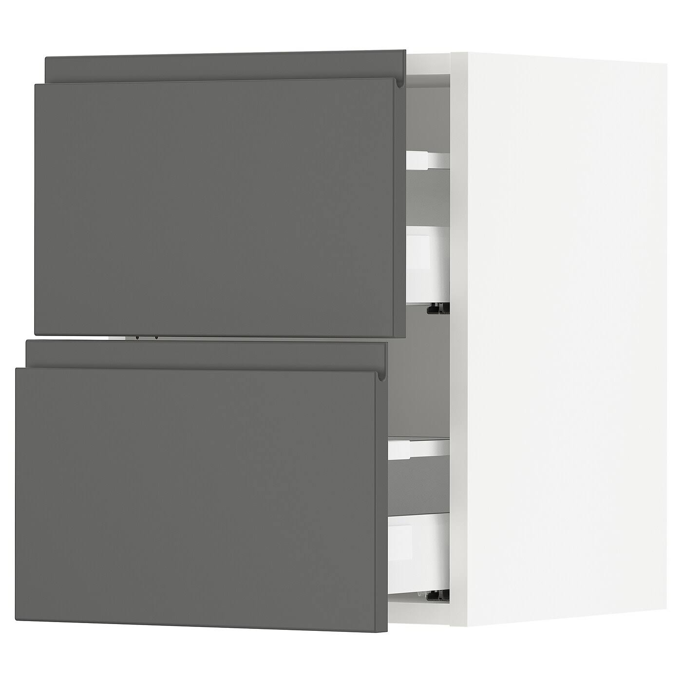 White Wall Cabinet with 2 Drawers K2821