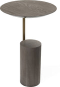 Smoky Grey Oak Round Table F294
