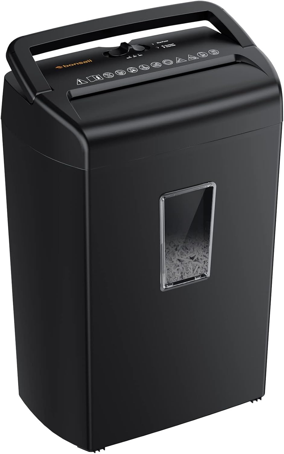 10-Sheet Cross-Cut Paper Shredder with 5.5 Gallons Wastebasket, Black V236