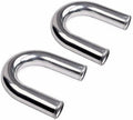 2.5" OD 180 Degree Universal Aluminum Intercooler Intake Pipe 63mm Length 600mm Pack of 2 B478