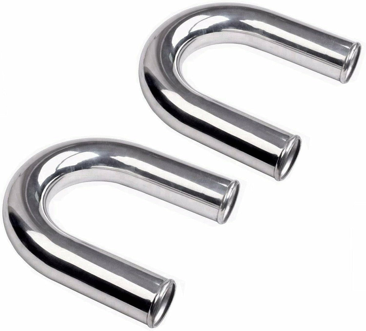 2.5" OD 180 Degree Universal Aluminum Intercooler Intake Pipe 63mm Length 600mm Pack of 2 B478