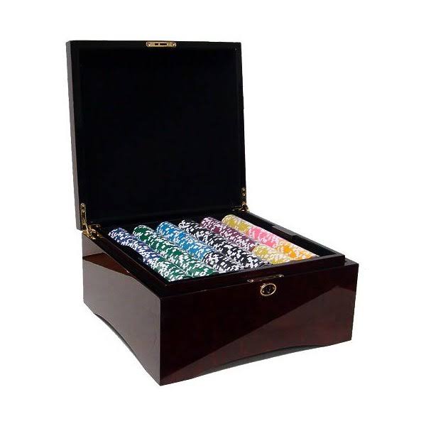 1,000ct. 14g Poker Chip Set in Aluminum Metal Carry Case S49617