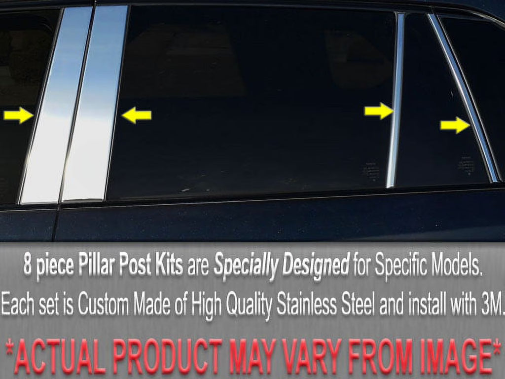 Stainless Steel Pillar Trim 8Pc V95596