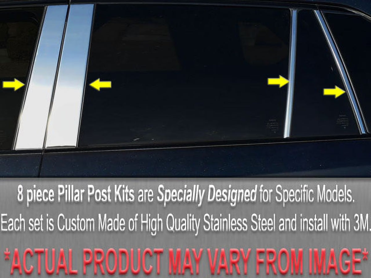 Stainless Steel Pillar Trim 8Pc V95596