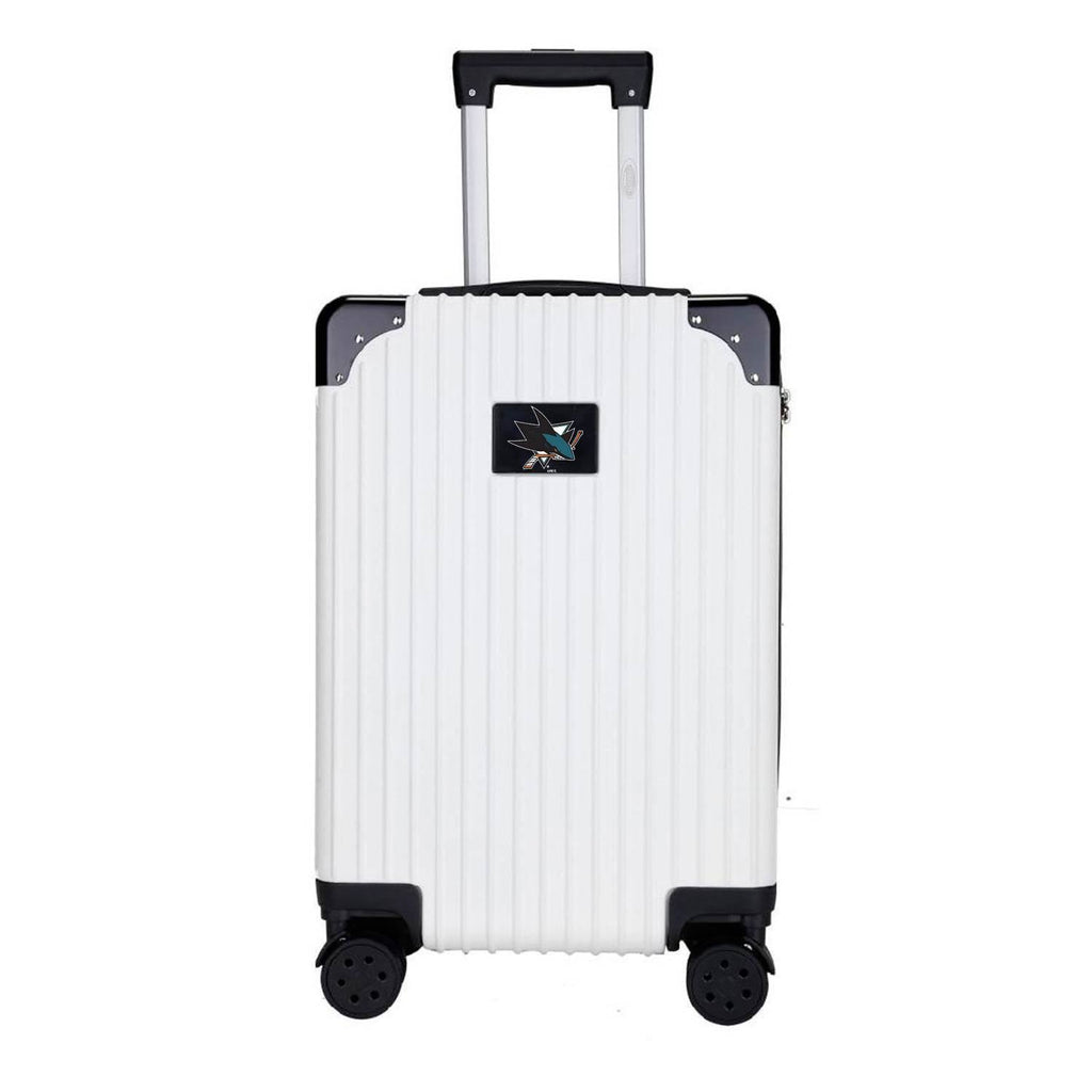 White Carry on Suitcase D128154