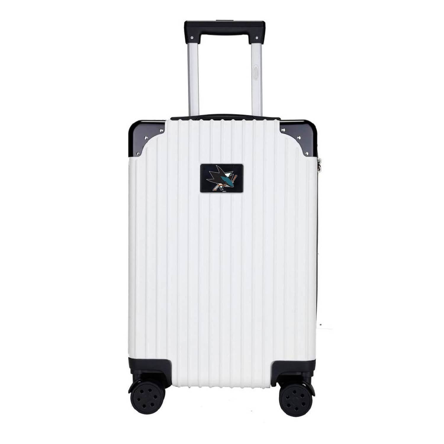 White Carry on Suitcase D128154