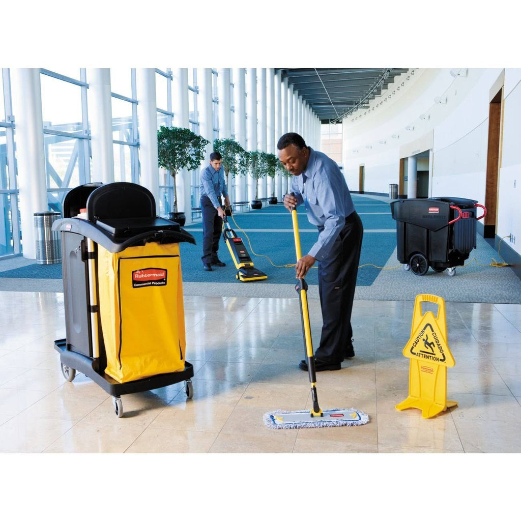 Black High Capacity Cleaning Cart Y507