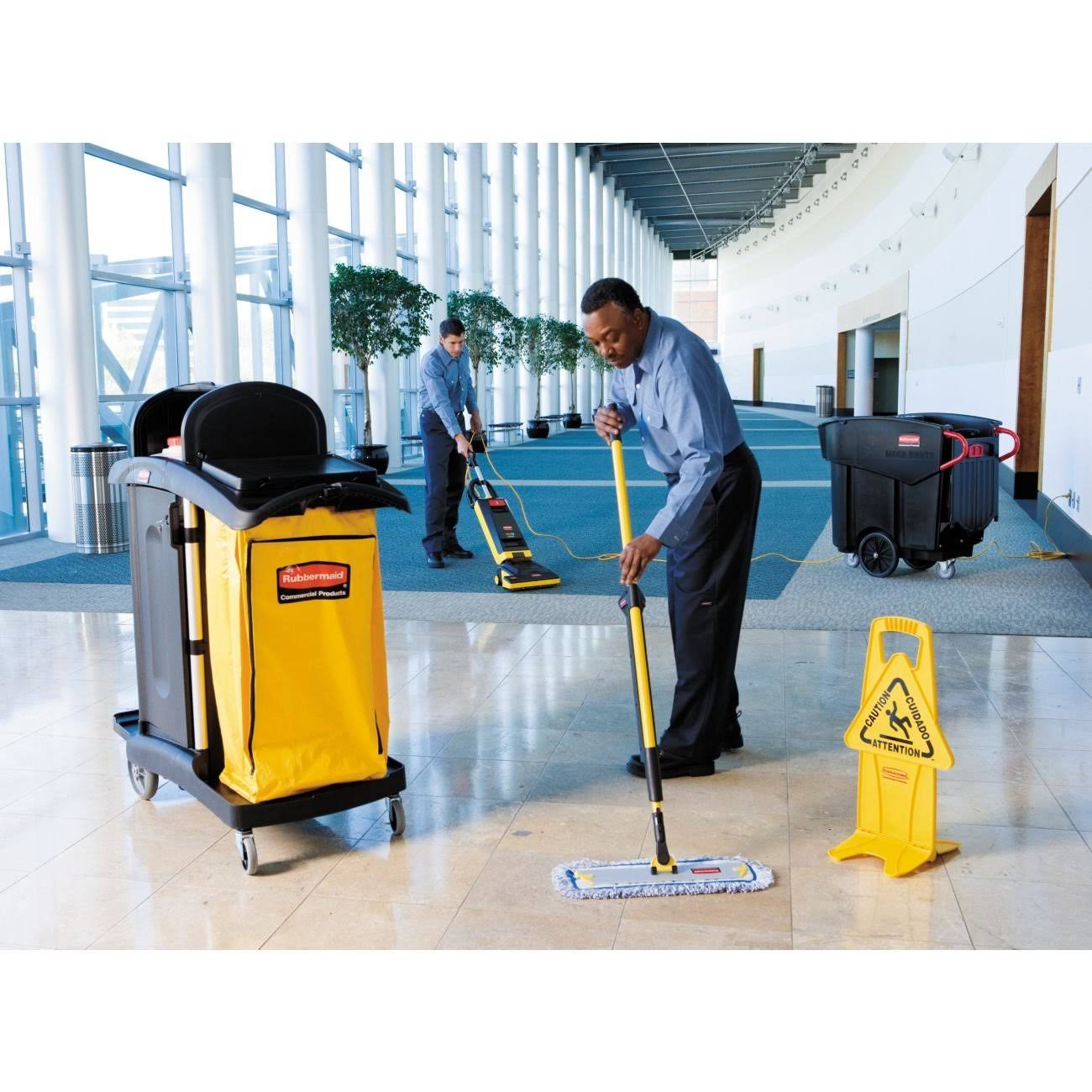 Black High Capacity Cleaning Cart Y507