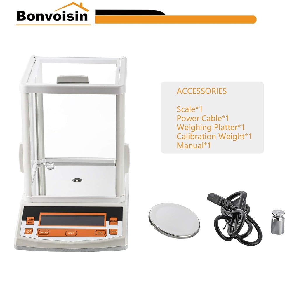 Analytical Balance 200g x 1mg Precision Lab Scale K52316