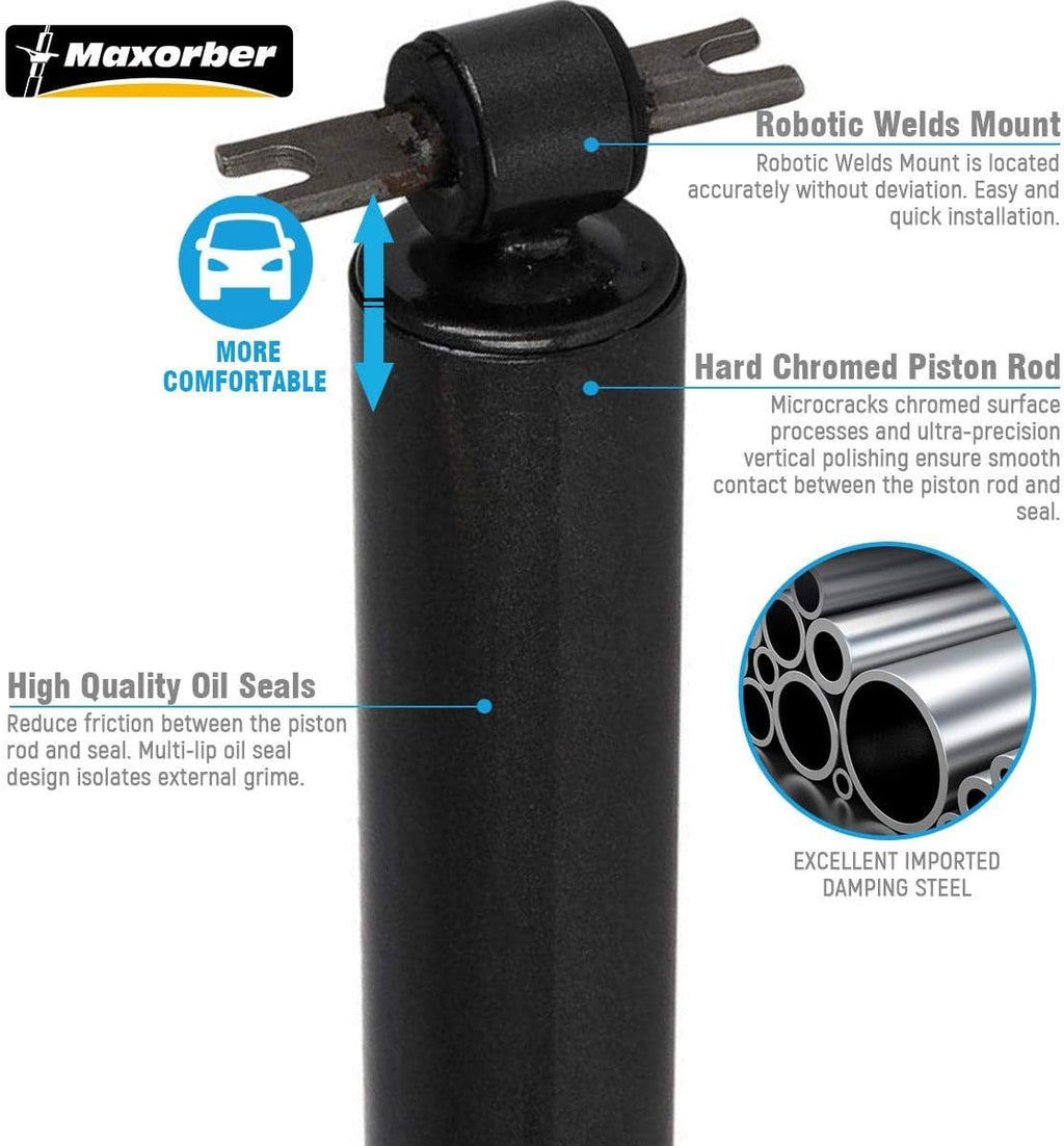 Rear Set Shocks Struts Absorber Pack of 2 U35186