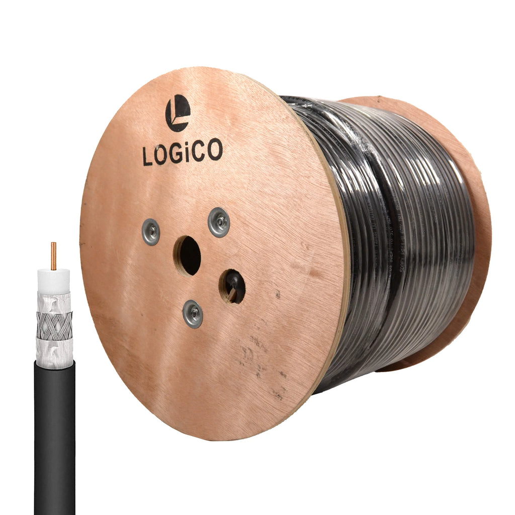 1000ft Black Outdoor Direct Burial Coaxial Cable P264691