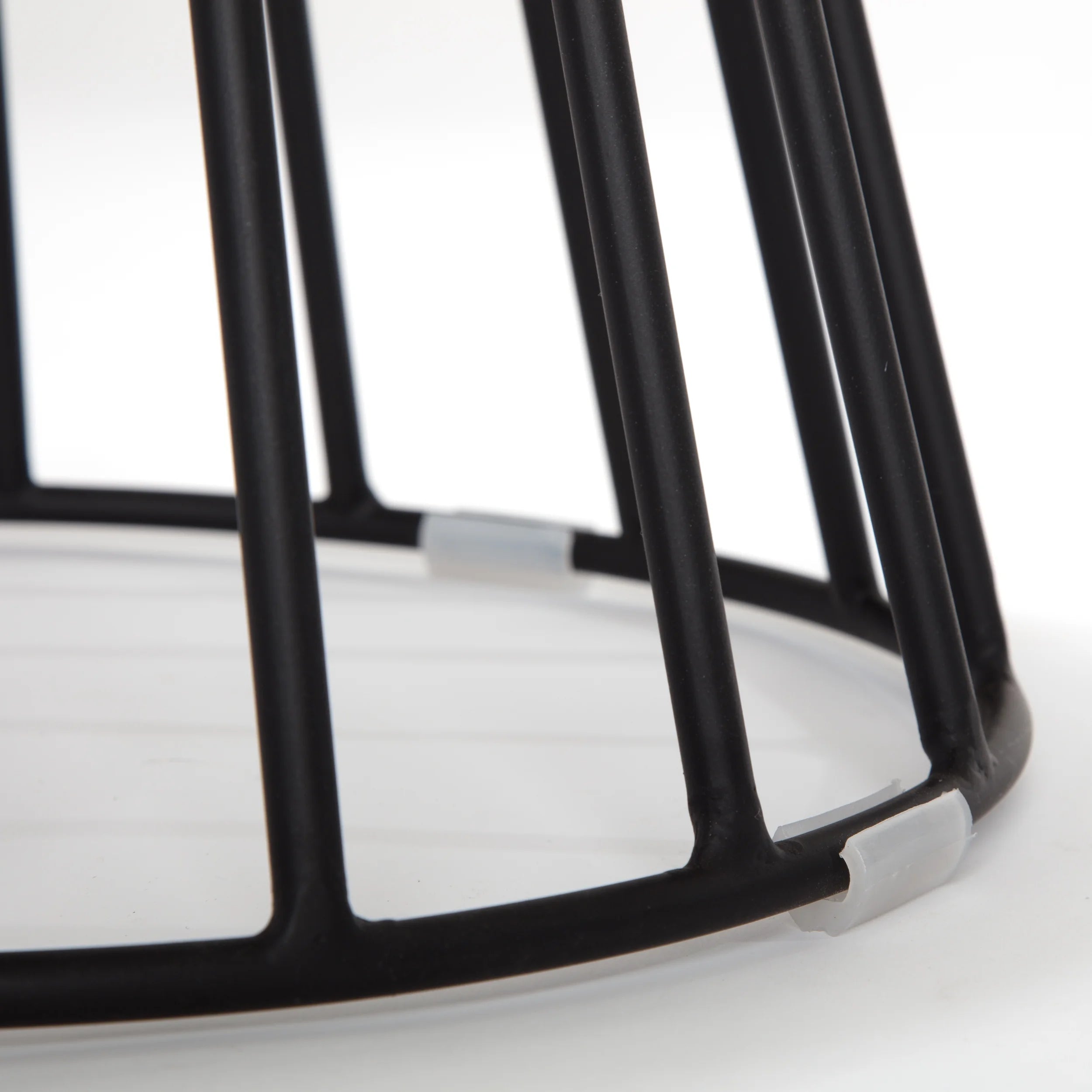 Black and Gray Velvet Vanity Stool N227