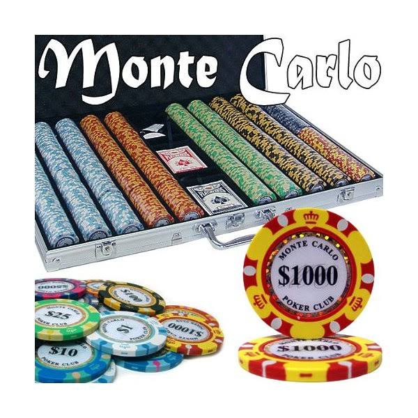 1,000ct. 14g Poker Chip Set in Aluminum Metal Carry Case S49617