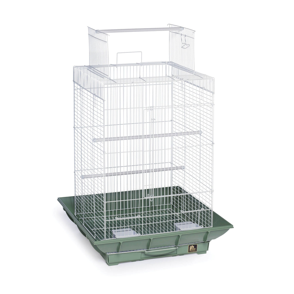 White Play Top Bird Cage Z47235