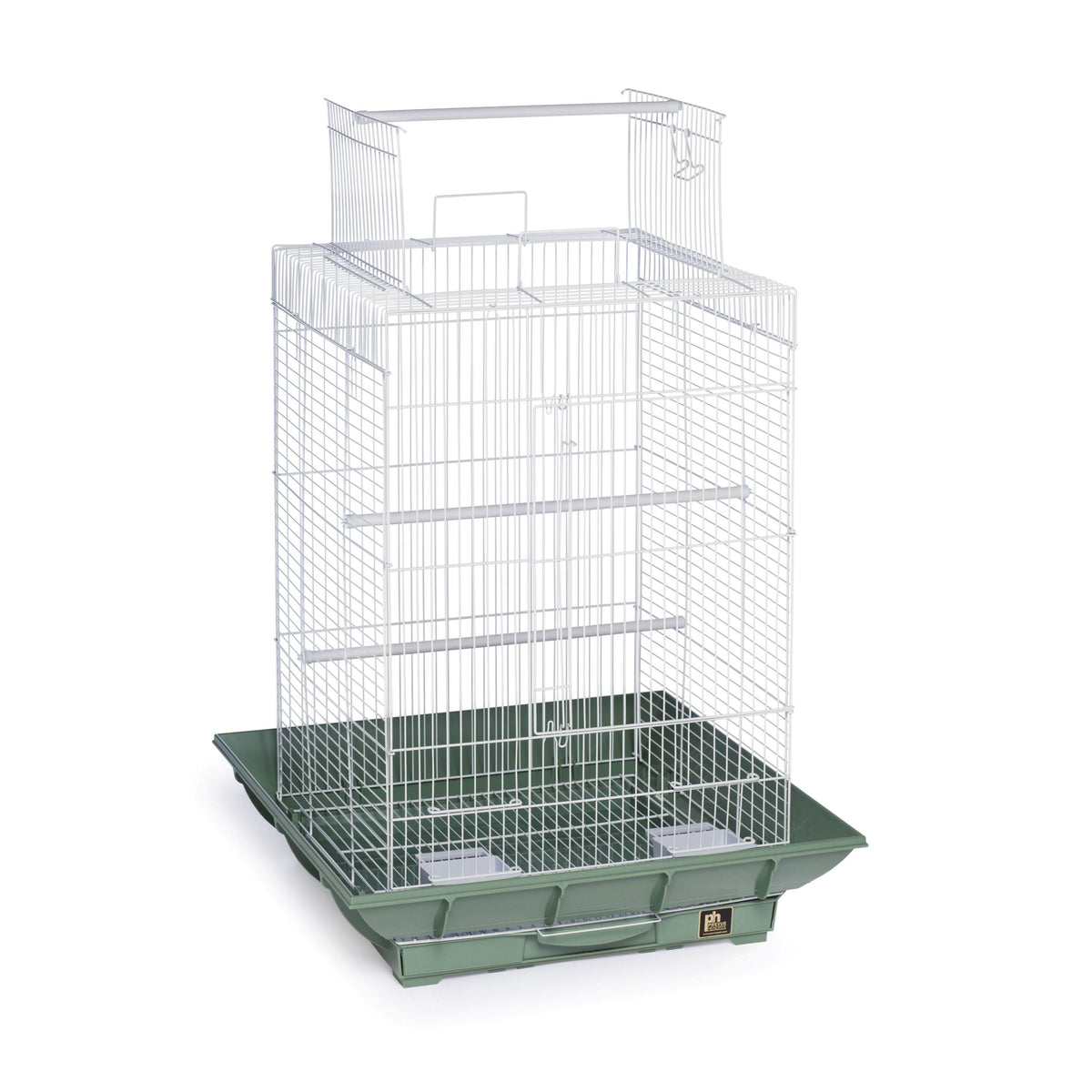 White Play Top Bird Cage Z47235