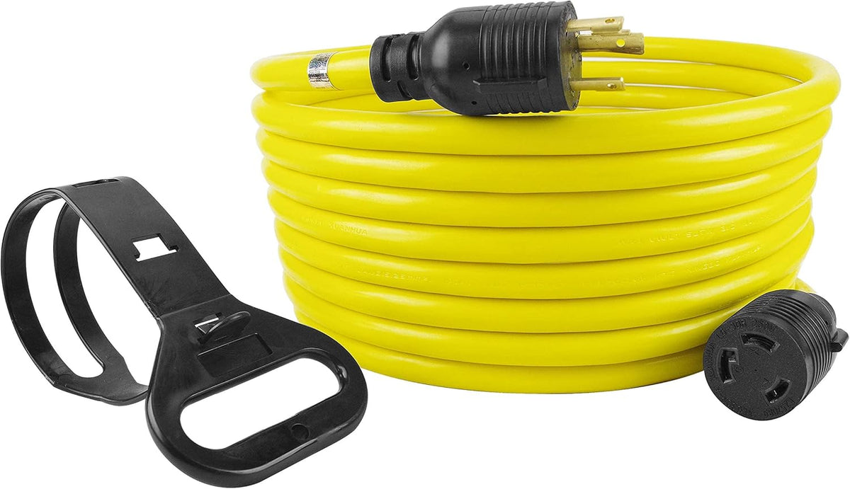 L6-30P/L6-30R SJTW 10 Gauge Generator Power Cord, 10FT, Pack of 2 V681153