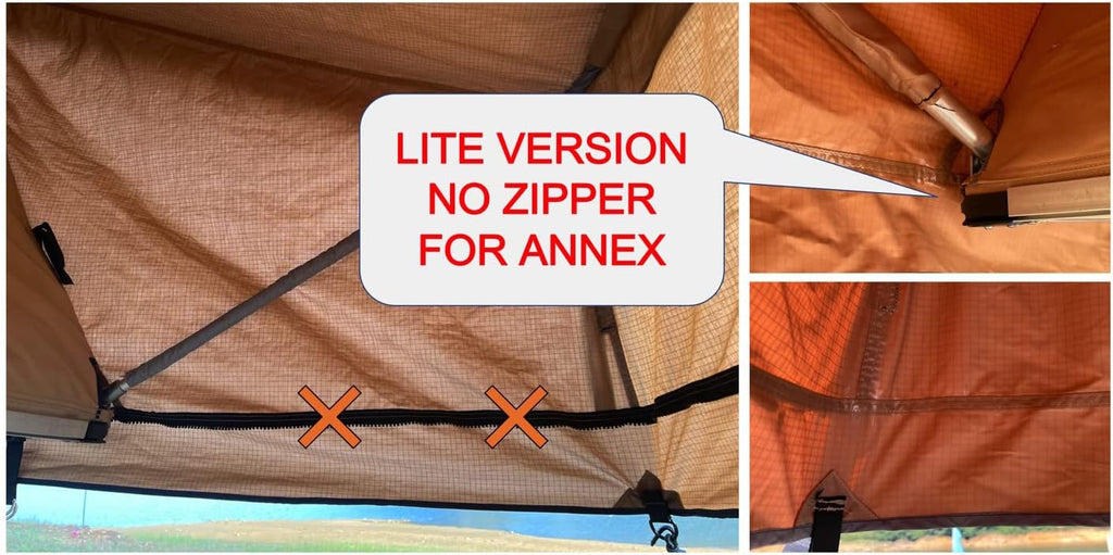 2 Person Lite Rooftop Tent with Skyline Rainfly A8529