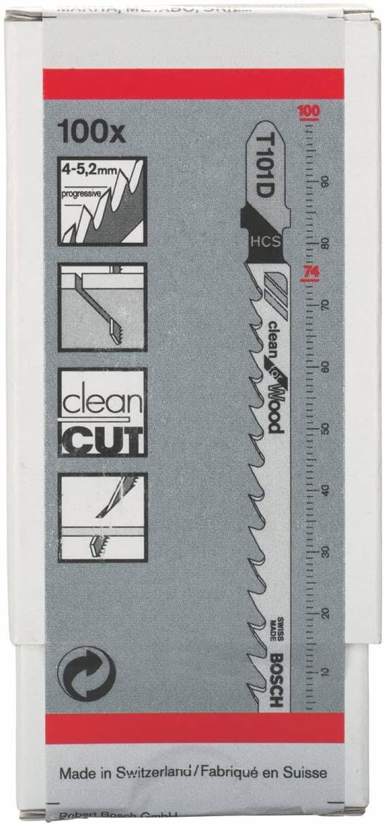 100pc High Carbon Steel Jigsaw Blade H27837